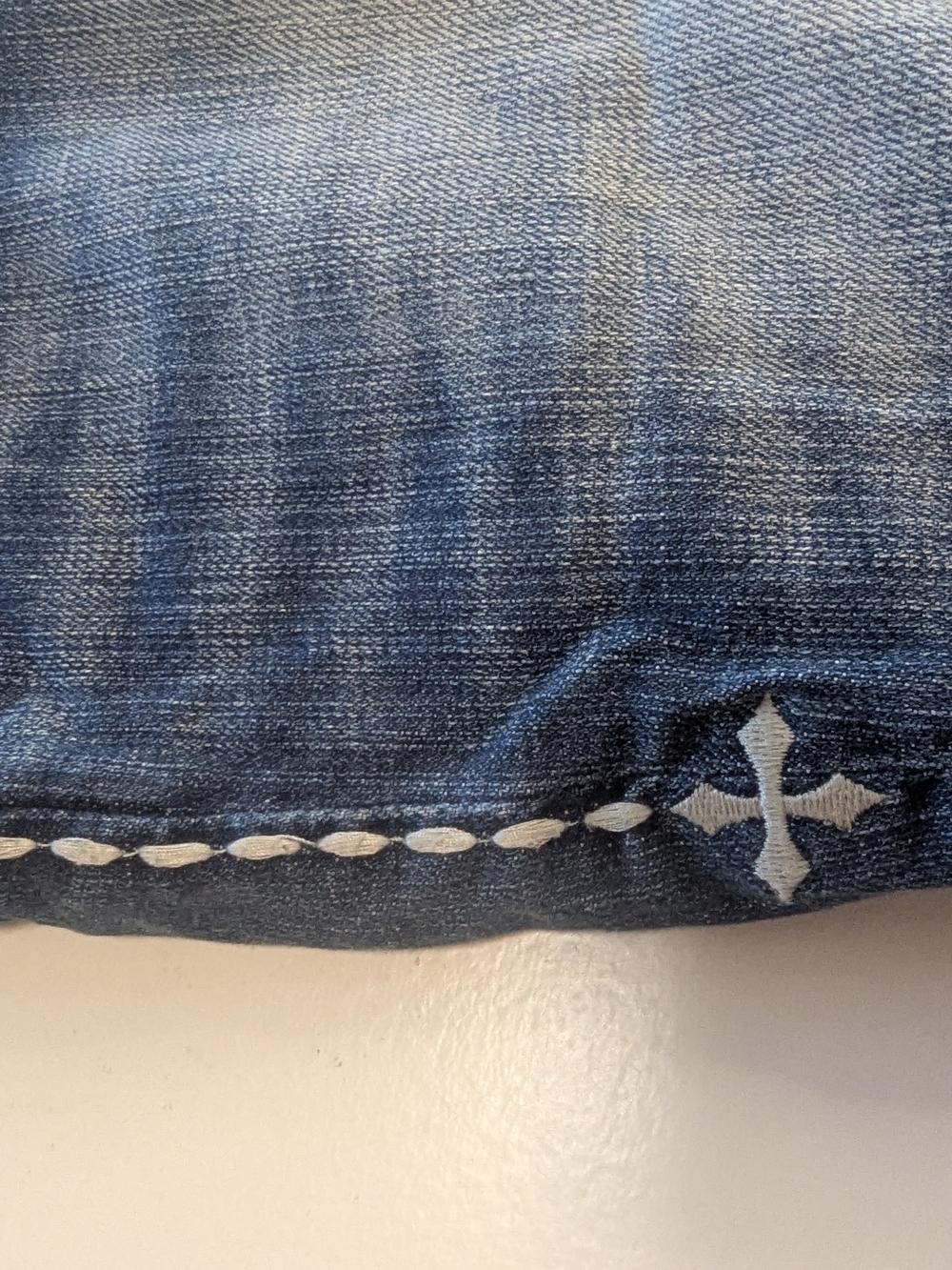 Affliction Men’s Cooper Relaxed Boot Cut Distressed Premium Biker Jeans Size 40 - Picture 5 of 16